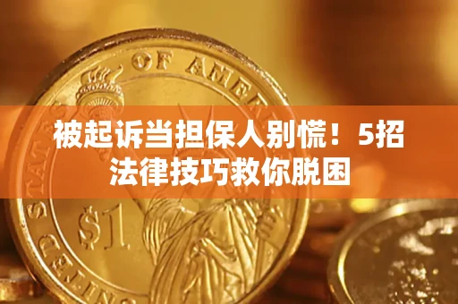 北京被起诉当担保人别慌！5招法律技巧救你脱困