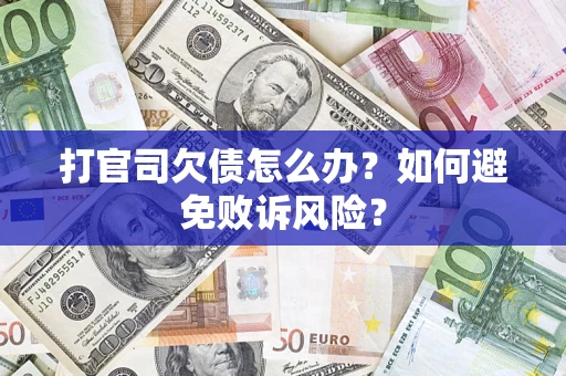北京打官司欠债怎么办？如何避免败诉风险？