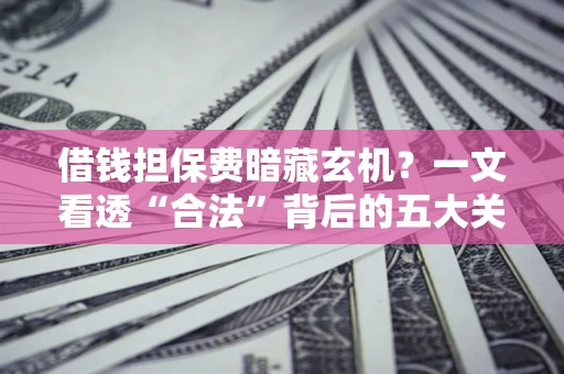 北京借钱担保费暗藏玄机？一文看透“合法”背后的五大关键陷阱