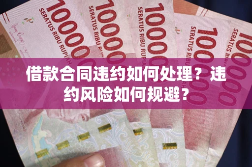 北京借款合同违约如何处理？违约风险如何规避？