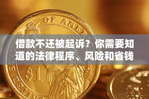 北京借款不还被起诉？你需要知道的法律程序、风险和省钱技巧
